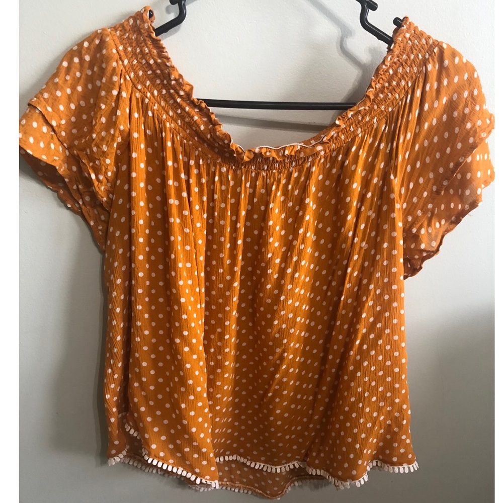 Off the shoulder blouse